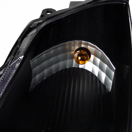 Spec-D Tuning 06 Nissan 350Z Projector Headlights Black LHP-350Z06JM-RS